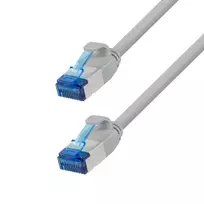 LogiLink Cat.6A S/FTP LSZH plonas eterneto laidų kabelis, pilkas, 20 m