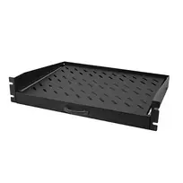 LogiLink 19 colių ištraukiama 2U lentyna 19 inch stelažui, 350 mm gylio, iki 30 kg, juoda