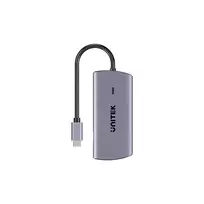 UNITEK USB-C 6-in-1 Multiport Hub | 3x USB-A 5Gbps | PD 100W | HDMI 4K@30Hz | RJ45 Gigabit Ethernet | Space Grey