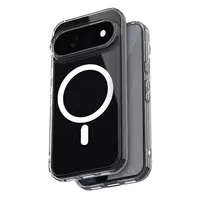 CRONG Hybrid Clear Magnetic MagSafe dėklas, skirtas Google Pixel 11 Pro XL - permatomas