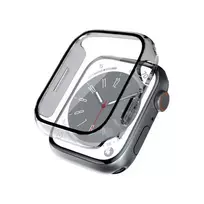 Crong hibridinis dėklas su grūdintu stiklu, skirtas Apple Watch 40mm - skaidrus
