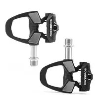 ROCKBROS RD9 anglies pluošto ir titano lydinio SPD-SL plento pedalai - juodi