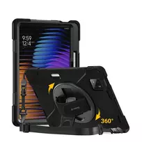 Crong Defender Plus apsauginis dėklas Xiaomi Pad 8 / 8 Pro / Pad 7 / 7 Pro 11,2 colio – juodas