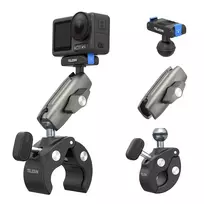 TELESIN Magic Arm Clamp Mount laikiklis, skirtas DJI Osmo Action 5 Pro/4/3, Osmo 360, GoPro, Insta360 – S3-HBM-14-TDJ