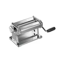 Marcato Atlas 150 Roller Premium rankinė makaronų mašina, chromuotas plienas, 150 mm volai, 10 storio nustatymų, sidabrinė