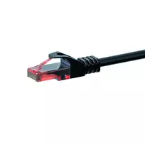 DSIT CAT6 tinklo kabelis, U/UTP, 50 m, juodas, 100% varis (DC-60-500)