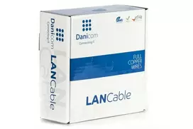 DSIT DANICOM CAT5E FTP 100m lankstus tinklo kabelis PVC (Fca) - DC-FTP5E-100-FCA