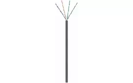 DSIT DANICOM CAT6A UTP 50m lauko kabelis, vientisas laidininkas, PE apvalkalas (Fca) - juodas