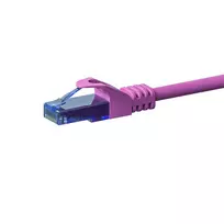 DSIT CAT6a U/UTP 30m rožinis tinklo kabelis, 100% varis, 10Gbps, RJ45