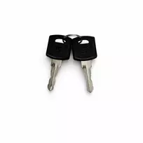 DSIT pakaitinis raktų rinkinys lauko serverių spintų durims (9U-22U) - 2 raktai, DS-KEY-OUT-M