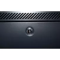 DSIT 18U sieninis serverio spintos su metalinėmis durimis, 600x450x900 mm, juoda