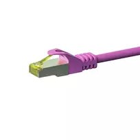 DSIT RJ45 tinklo laidas S/FTP (PiMF) Cat.7, žaliavinis, rožinis, 50m (DC-79-500)