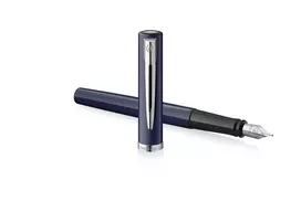 Waterman Impression fontaninis rašiklis Fine nib Blue Lacquer Chrome Trim Gift Box 2225502