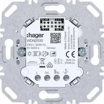 HAGER WDN2030 universalus reguliatorius, 1 modulio, įleidžiamas, 230V, 300W/100W LED