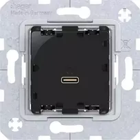 HAGER WAS4154 USB-C Power Delivery įkrovimo modulis 65W
