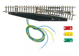 Märklin 8563 elektrinė dešinioji iešmas, Z vėžė, Mini-Club, juoda/geltona
