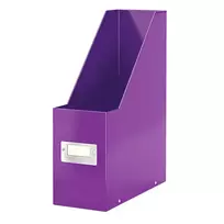 LEITZ Click & Store WOW žurnalų laikiklis A4, violetinis kietasis kartonas su PP plėvele, surenkamas su spaudėjais, 1 vnt. (6047-00-62)
