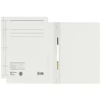 LEITZ Rapid A4 kartoteko segtuvas iš manilos kartono, baltas, 250 g/m², talpina 250 lapų, 25 vnt. pakelis (3000-00-01)
