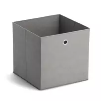 Zeller 14110 neaustinės medžiagos daiktadėžė, 30 L, 32 x 32 x 32 cm, pilka