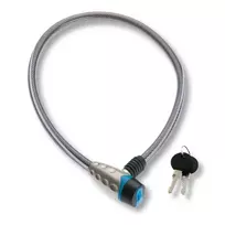 BURG WÄCHTER Cable Bike Lock 650 80 Reflex, 800 mm, juodas su atspindinčiomis juostomis 34100