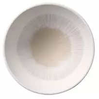 APS BLUSH apvali serviravimo lėkštė 160 mm smėlio spalvos melaminas, sukraunama, tinka plauti indaplovėje 85508