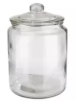 APS CLASSIC 6,0 litro stiklinis maisto laikymo indas su stikliniu dangteliu ir tarpine 82253