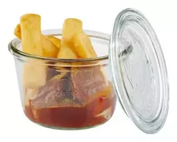APS Konservavimo stiklainis 82346 su dangteliu, 370 ml, 3 vnt. pakuotėje