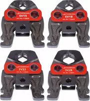 Rothenberger Compact presavimo žnyplių rinkinys SV 15-18-22-28 mm, 4 dalių 1000002800