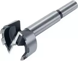 Wolfcraft 1002000 Forstner grąžtų rinkinys, 5 dalių, 15–35 mm, anglinis plienas, dantyta pjovimo briauna, plastikiniame dėkle