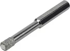 Wolfcraft 5992000 deimantinis grąžtas 6 mm šešiakampiu kotu plytelėms, keramikai, porcelianui, stiklui