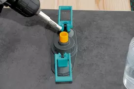 wolfcraft 5917000 deimantinis grąžtas 6 mm porcelianui, glazūruotoms plytelėms, granitui