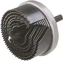 Wolfcraft 2160000 skylių pjūklų rinkinys, 5 dalių, 68-98 mm, medienai, gipso kartonui, plastikui, su dėklu