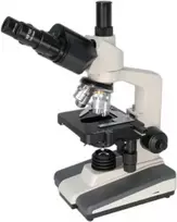 BRESSER trinokulinis šviesos mikroskopas, 40x-1000x padidinimas, LED apšvietimas, mechaninis stalelis, 5723100
