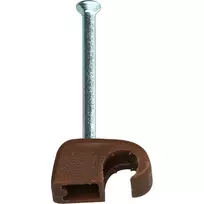 Heinrich Kopp kabelio spaustukas su vinimi, ryšulio skersmuo 4-7 mm, rudos spalvos, 50 vienetų 342606089
