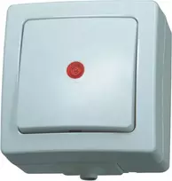 HEINRICH KOPP Paris dviejų krypčių svirtinis jungiklis, įleidžiamas, 250 V AC, 10 A, poliarinė balta 566302004