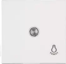 HEINRICH KOPP Paris serijos jungiklis, 2 mygtukai, įleidžiamas, 250 V, 10 A, baltas termoplastikas 490442007