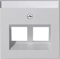 Gira System 55 dangtelis 2 moduliniams lizdams, 30° kampu, pilkas 2640015