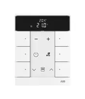 Busch-Jaeger patalpos temperatūros reguliatorius 6 kanalų, Studio White SBR-F-6.0.1-84 2CKA006220A0864