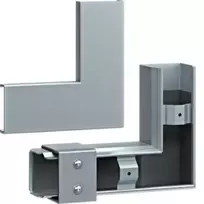 Hager FWK-Plus plokščiasis kampas 60x60 mm, cinkuotas plienas, priešgaisrinė apsauga FWKP600605VERZ