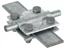 DEHN kryžminė jungtis St/tZn apvaliems 8–10 mm ir plokštiems 30 mm laidininkams 318201