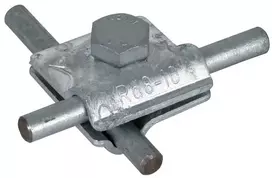 DEHN 390050 universali sujungimo spaustukė, apvali 8-10 mm, karštai cinkuotas plienas