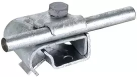 DEHN 339060 lietaus latakų spaustukas apvaliems 6-10 mm laidininkams, karštai cinkuotas plienas