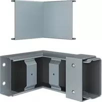Hager FWK-Plus vidinis kampas 60x100 mm cinkuotas priešgaisrinio kabelių kanalo jungiamasis elementas FWKP601004VERZ