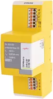 DEHN DVR 2 BY S 150 FM kombinuotas žaibo ir viršįtampių ribotuvas Type 1+2, 2 polių, 230 V AC, DIN bėgiui, su nuotoliniu signalu 928430