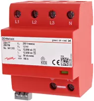 DEHN 941315 DSH TT 255 FM 1+2 tipo viršįtampių ribotuvas trifazėms TT/TN-S sistemoms