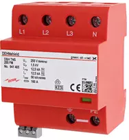 DEHN DSH TNS 255 FM kombinuotasis viršįtampių ribotuvas Type 1+2 TN-S sistemoms (941405)
