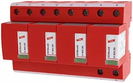DEHN 951400 modulinis kombinuotasis viršįtampių ribotuvas TN-S sistemoms IP20