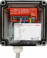 DEHN DEHNcube EMOB 2 tipo viršįtampių apsaugos įtaisas elektromobilių AC įkrovimo punktams, 2 poliai, 230 V, 40 kA, IP65, M25 kabelio įvadas 900901