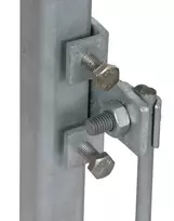 DEHN 372240 kryžminis spaustukas plieniniams profiliams 18-35 mm, karštai cinkuotas plienas