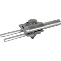 DEHN 380116 oro terminalo strypo spaustukas 16 mm strypui ir 8-10 mm laidininkui, aliuminis